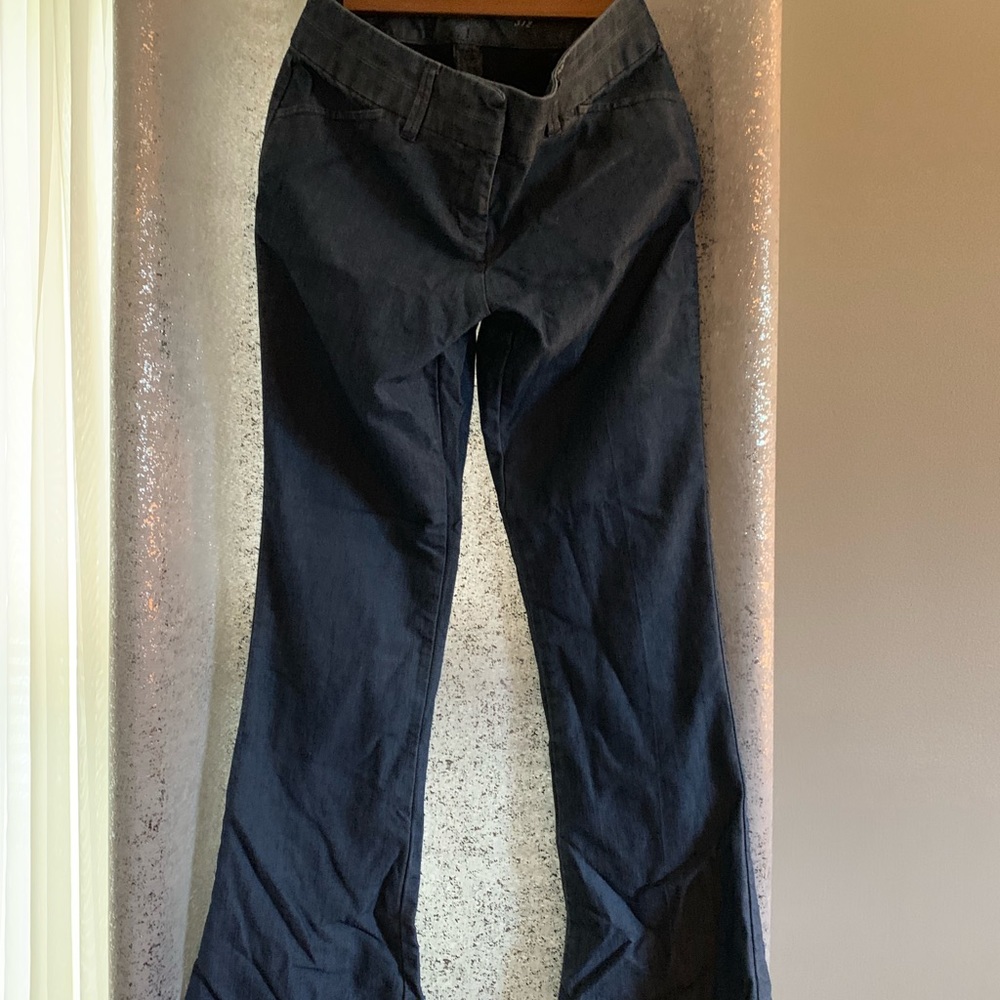 Denim fit and flare jeans